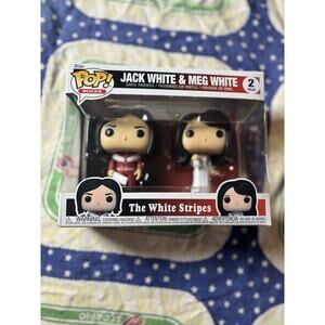 NEW Funko Pop Rocks: The White Stripes 2Pack - Jack White and Meg White